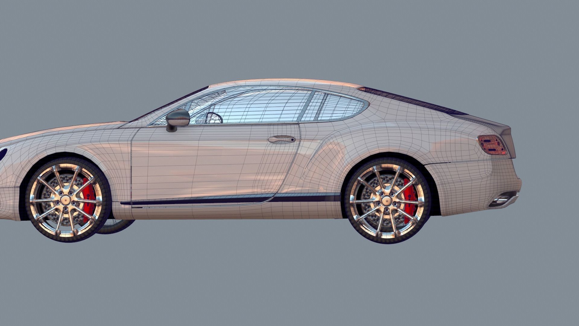 Bentley Continental GT 3D model_19