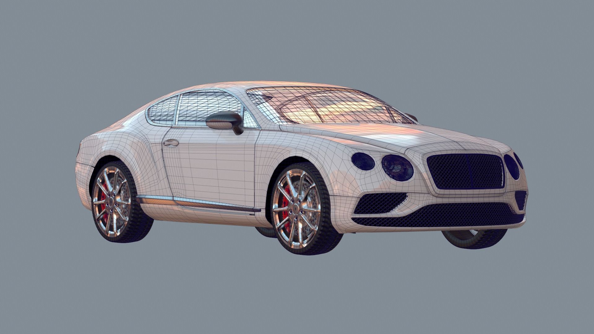 Bentley Continental GT 3D model_58