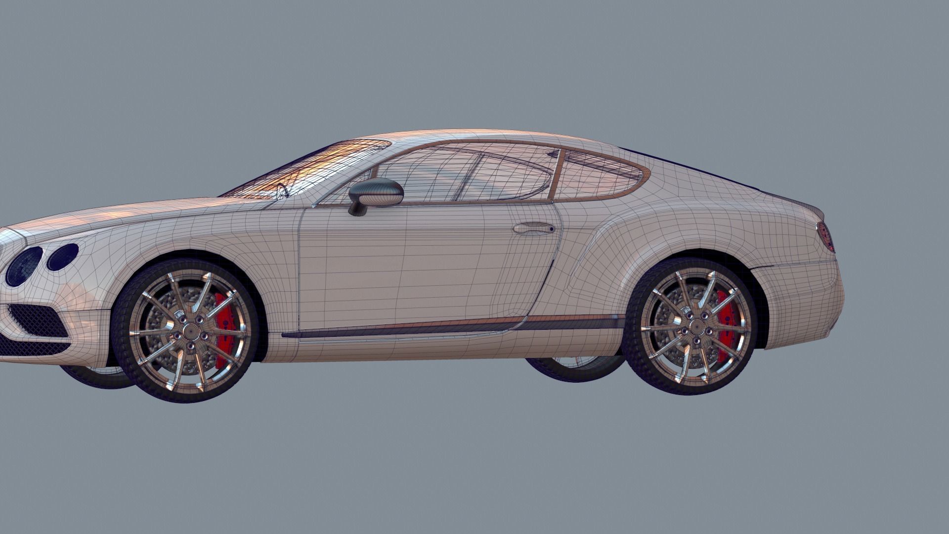 Bentley Continental GT 3D model_15
