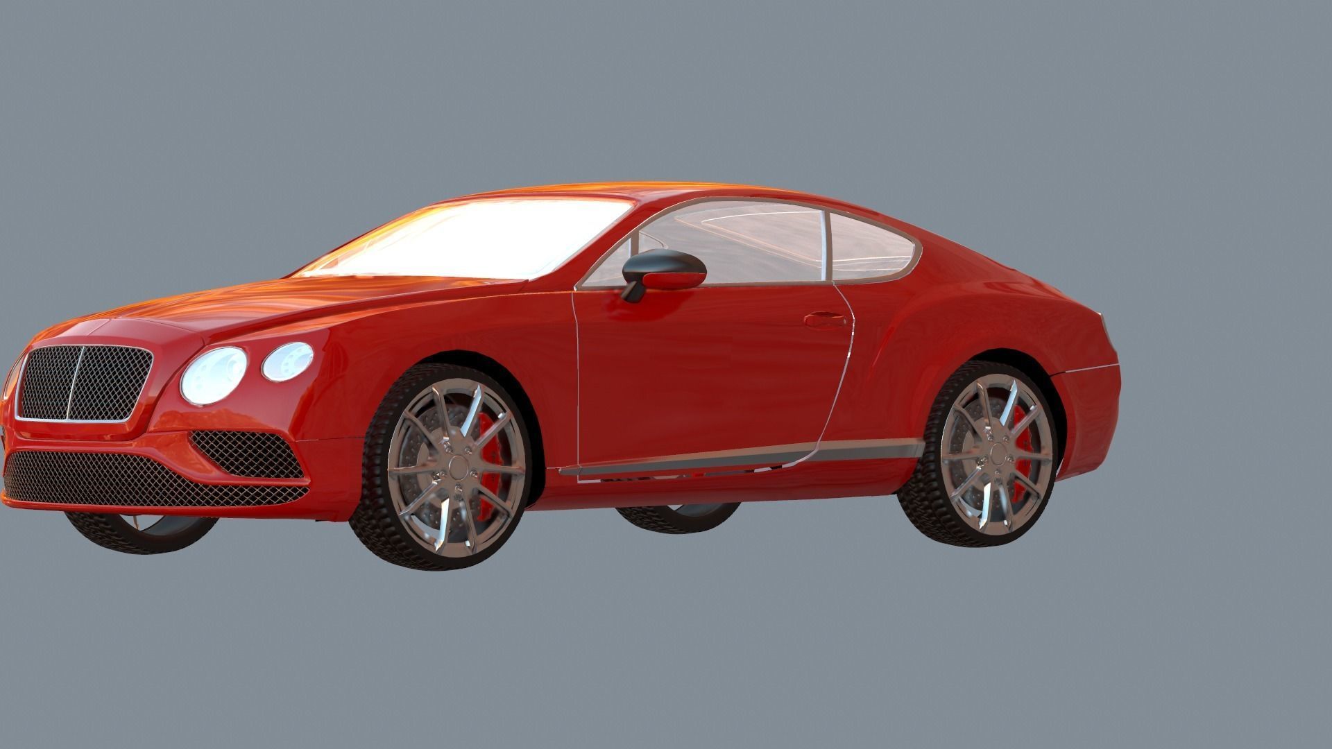 Bentley Continental GT 3D model_10