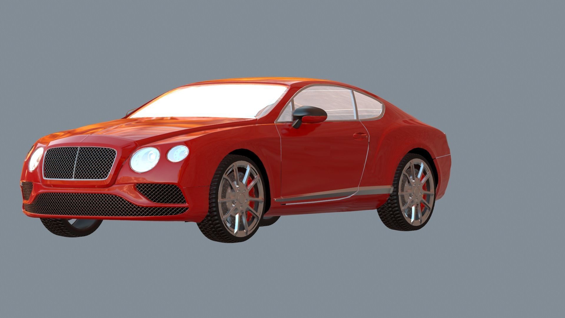 Bentley Continental GT 3D model_8
