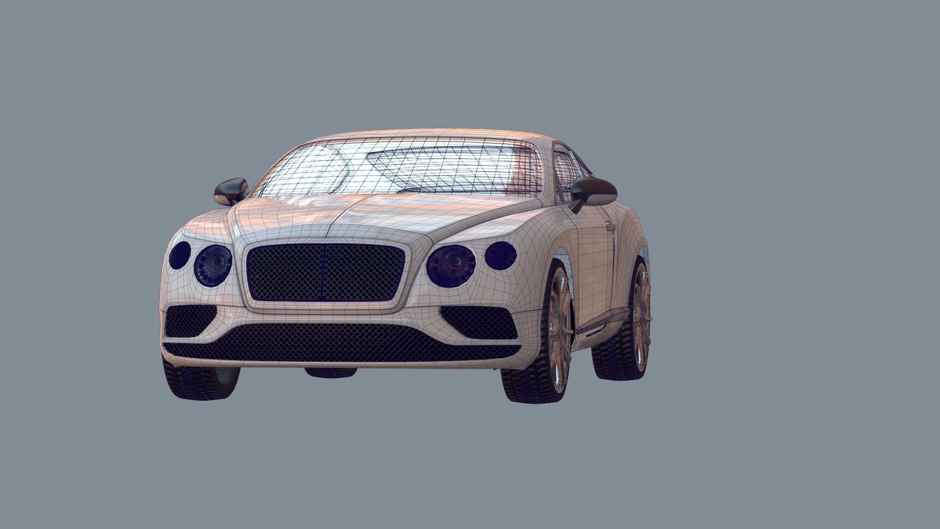 Bentley Continental GT 3D model_5