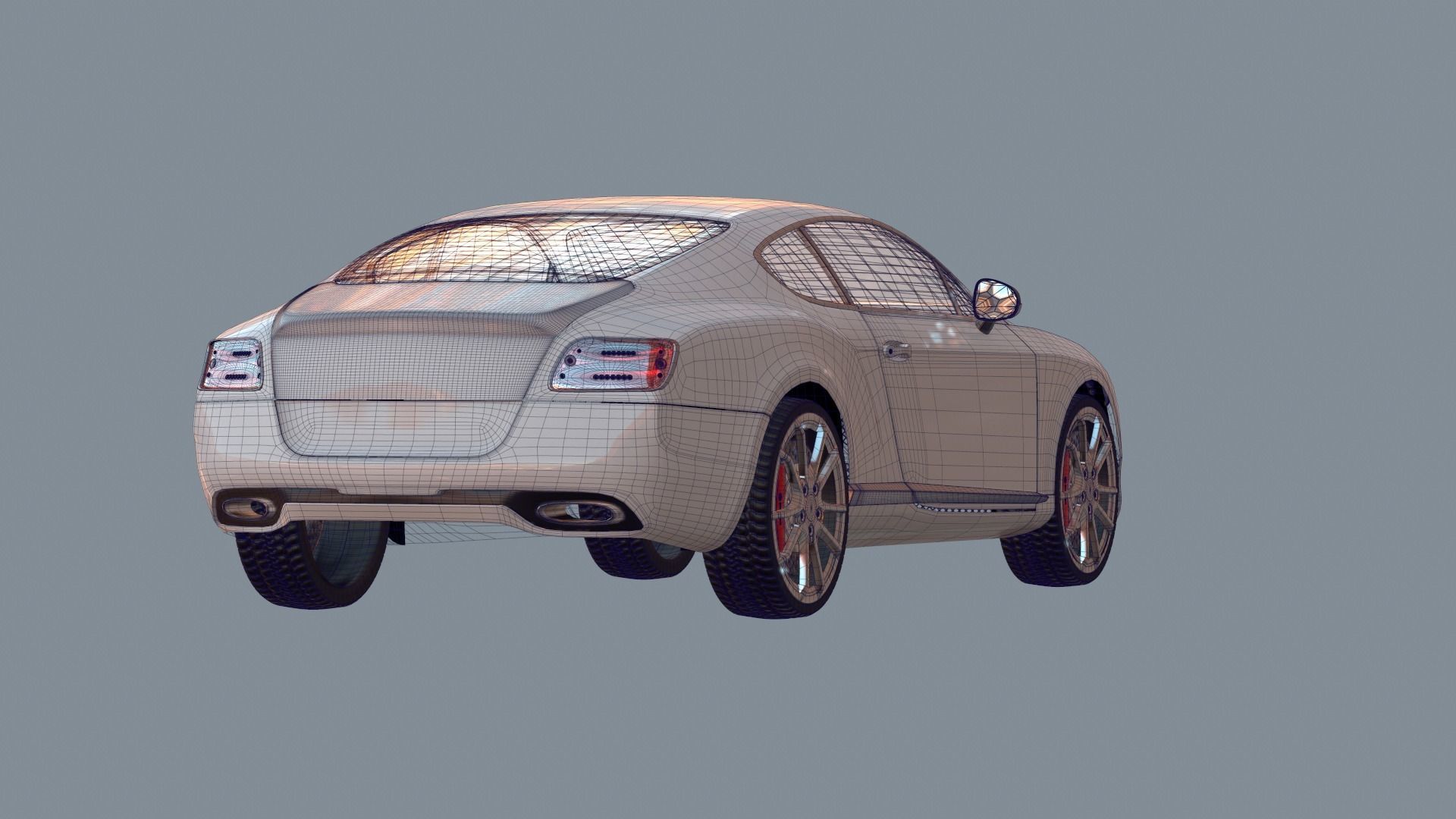 Bentley Continental GT 3D model_37