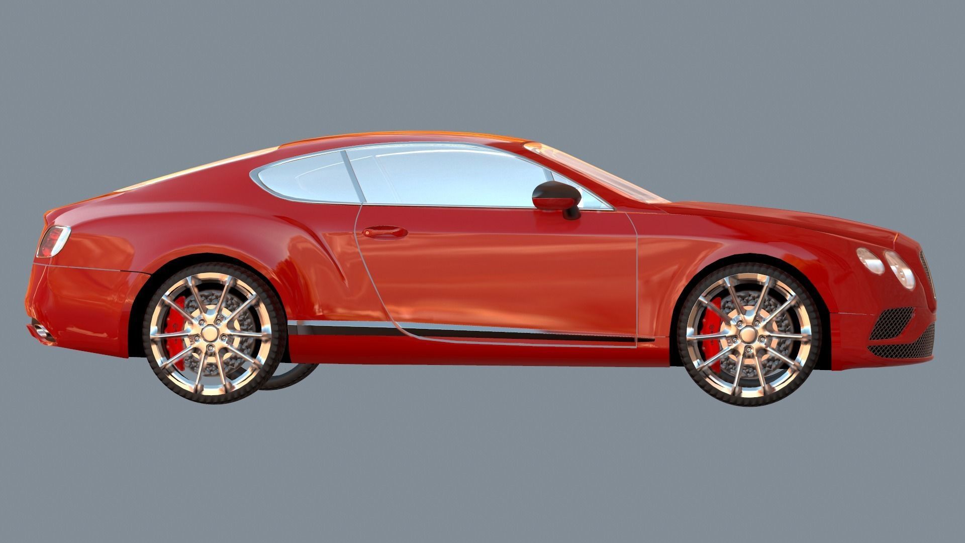 Bentley Continental GT 3D model_49