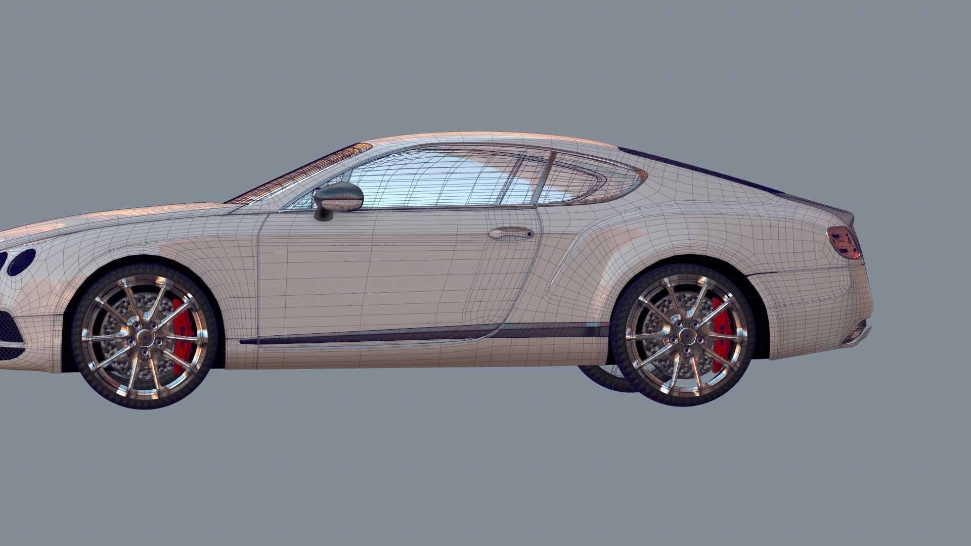 Bentley Continental GT 3D model_17