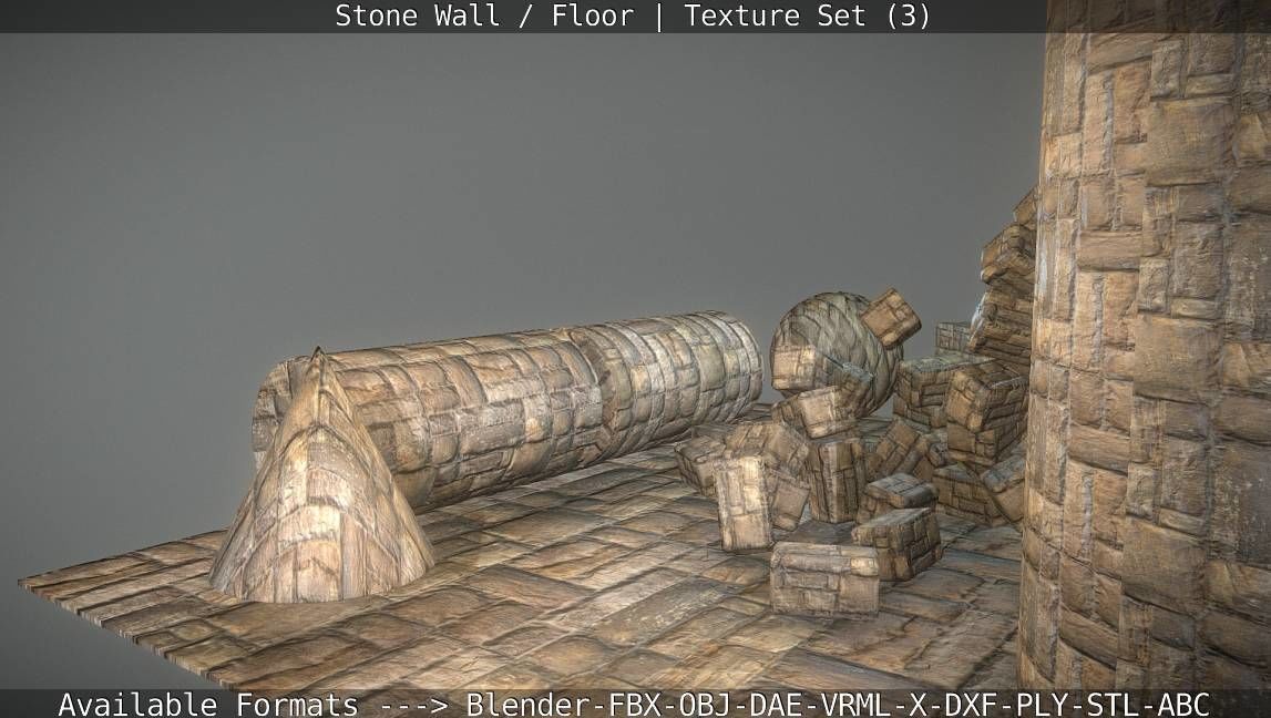 Stone Wall - Texture Set 3 Texture_64