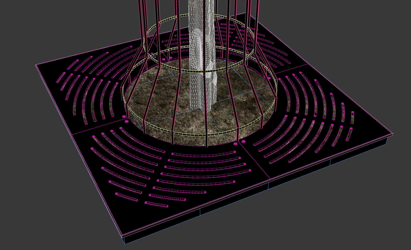 Animated trees for architectural visualization 3D model_6