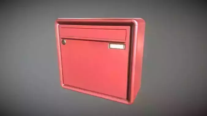 Mailbox 1 -  High-Poly Version   3D model