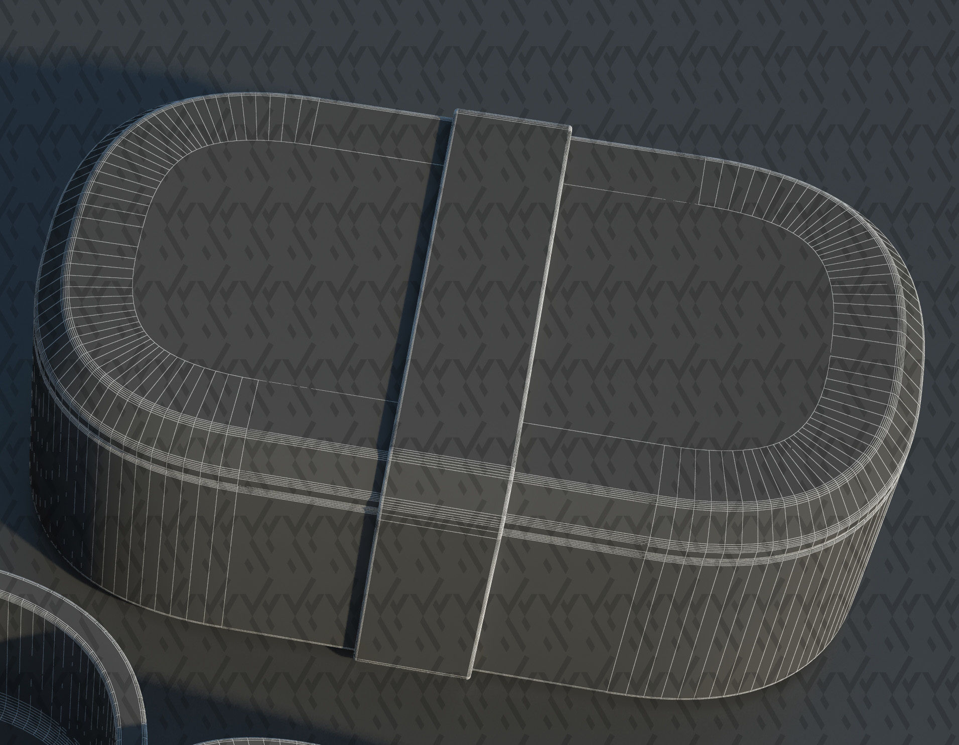 Bento box Cat Onigiri Chamfer Edge 3D model_28
