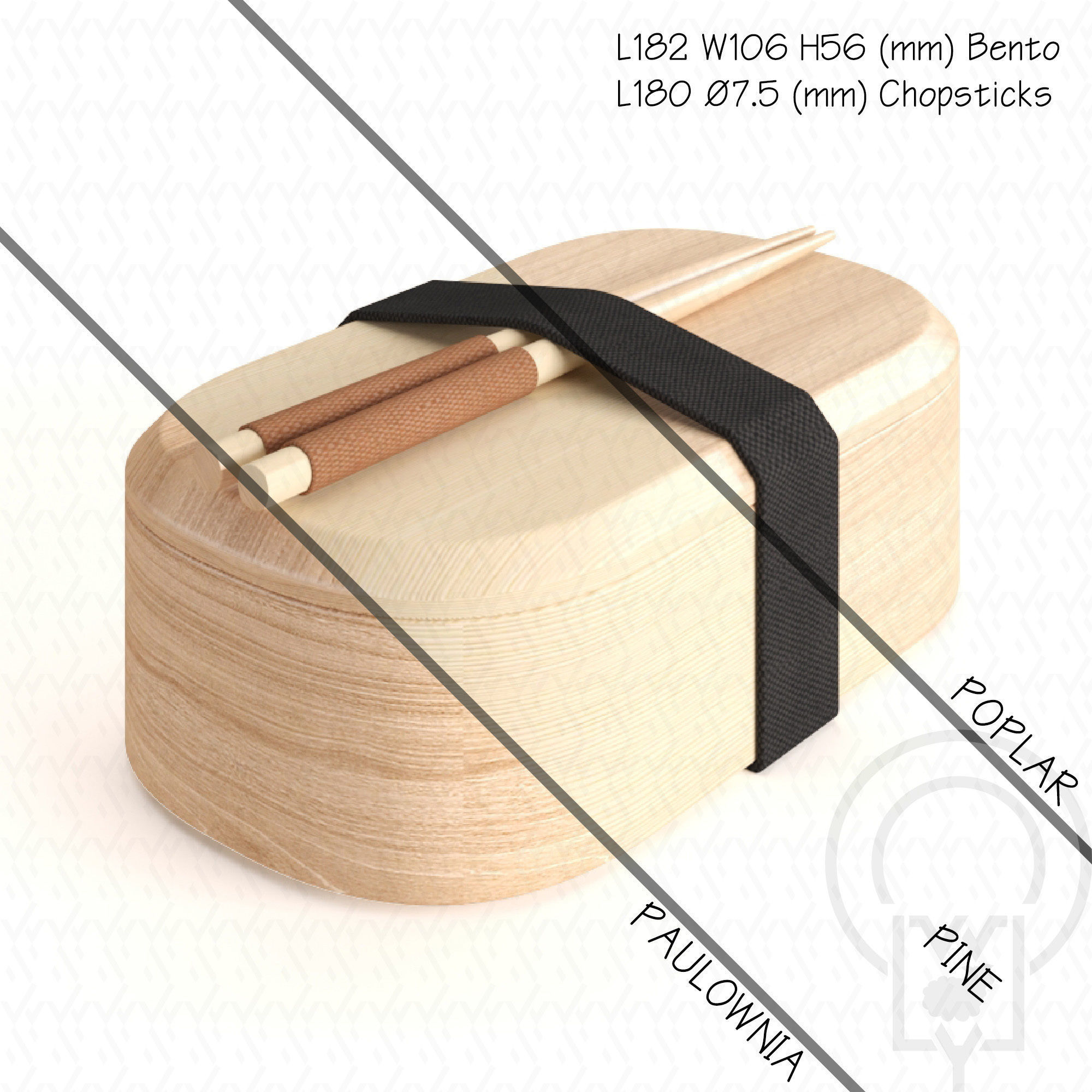 Bento box Cat Onigiri Chamfer Edge 3D model_1