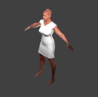 female clothes 001 3D model_1