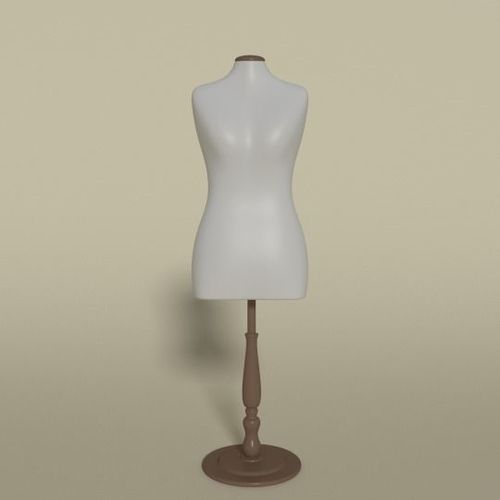 Sewing Dummy Low-poly 3D model