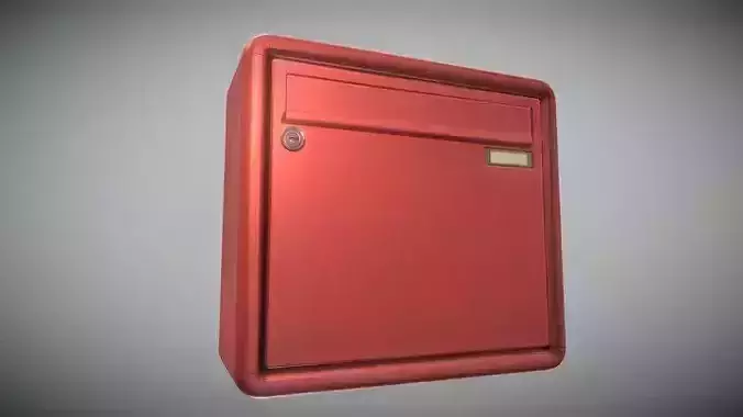 Mailbox 1 -  Low-Poly-Verion Low-poly 3D model