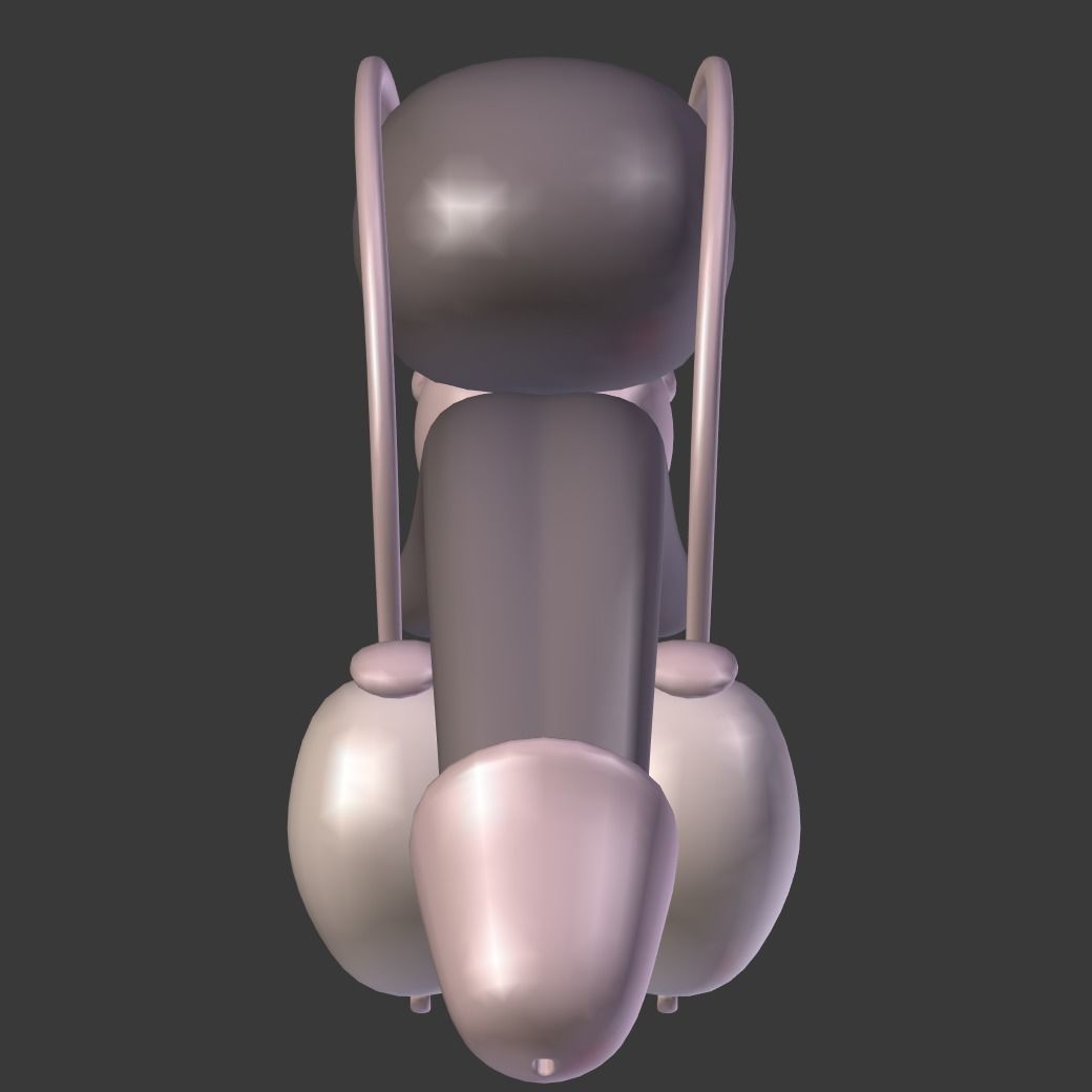 Male Reproductive System Low-poly 3D model_10