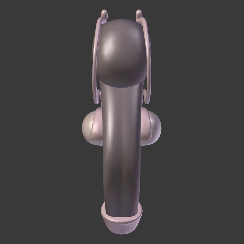 Male Reproductive System Low-poly 3D model_7
