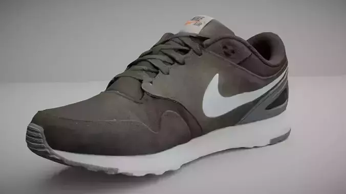 Nike sport shoe low poly