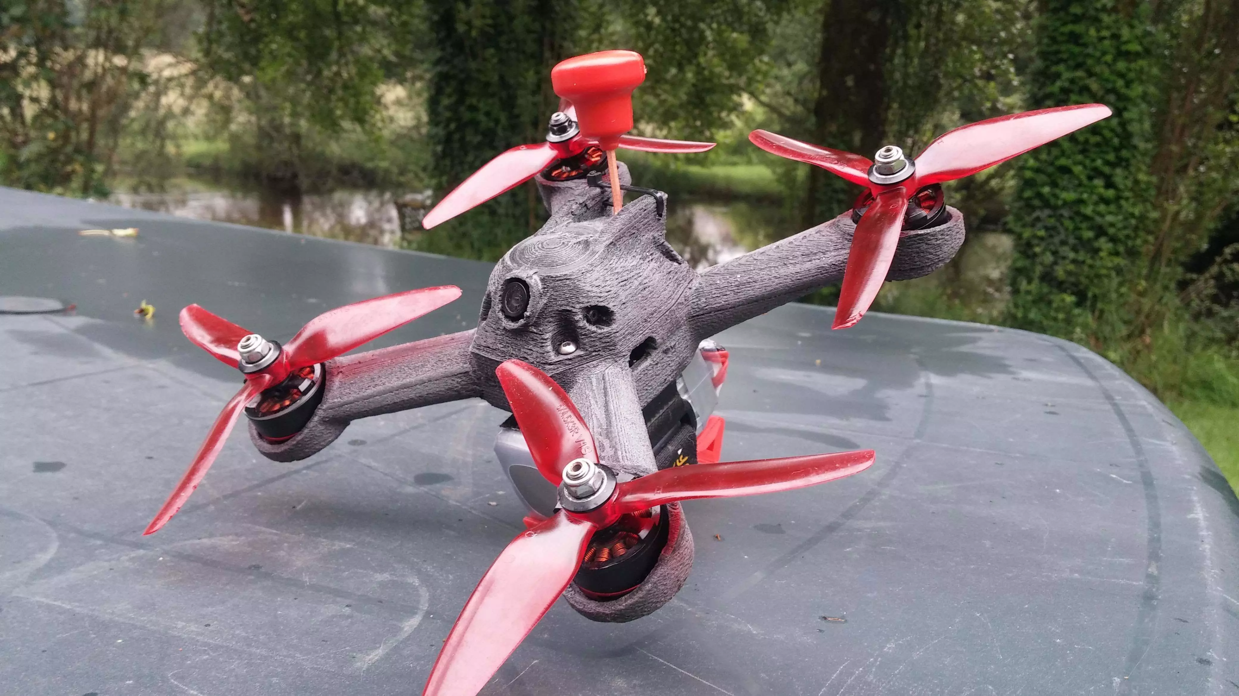3D200 -  Racing quadcopter 3D print model  3D print model_0