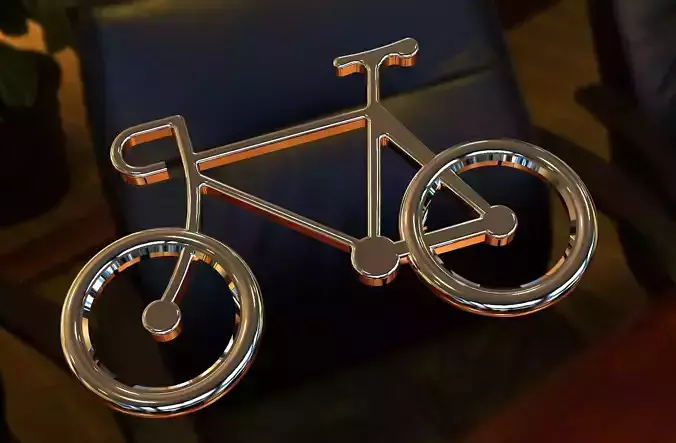 Bicycle Pendent or Keychain