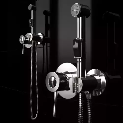Hygienic shower Grohe BauClassic 124434 3D model