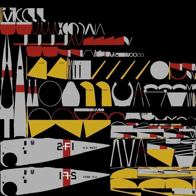 F2F-1 USS Lexington CV-2 1935-36 Low-poly 3D model_27