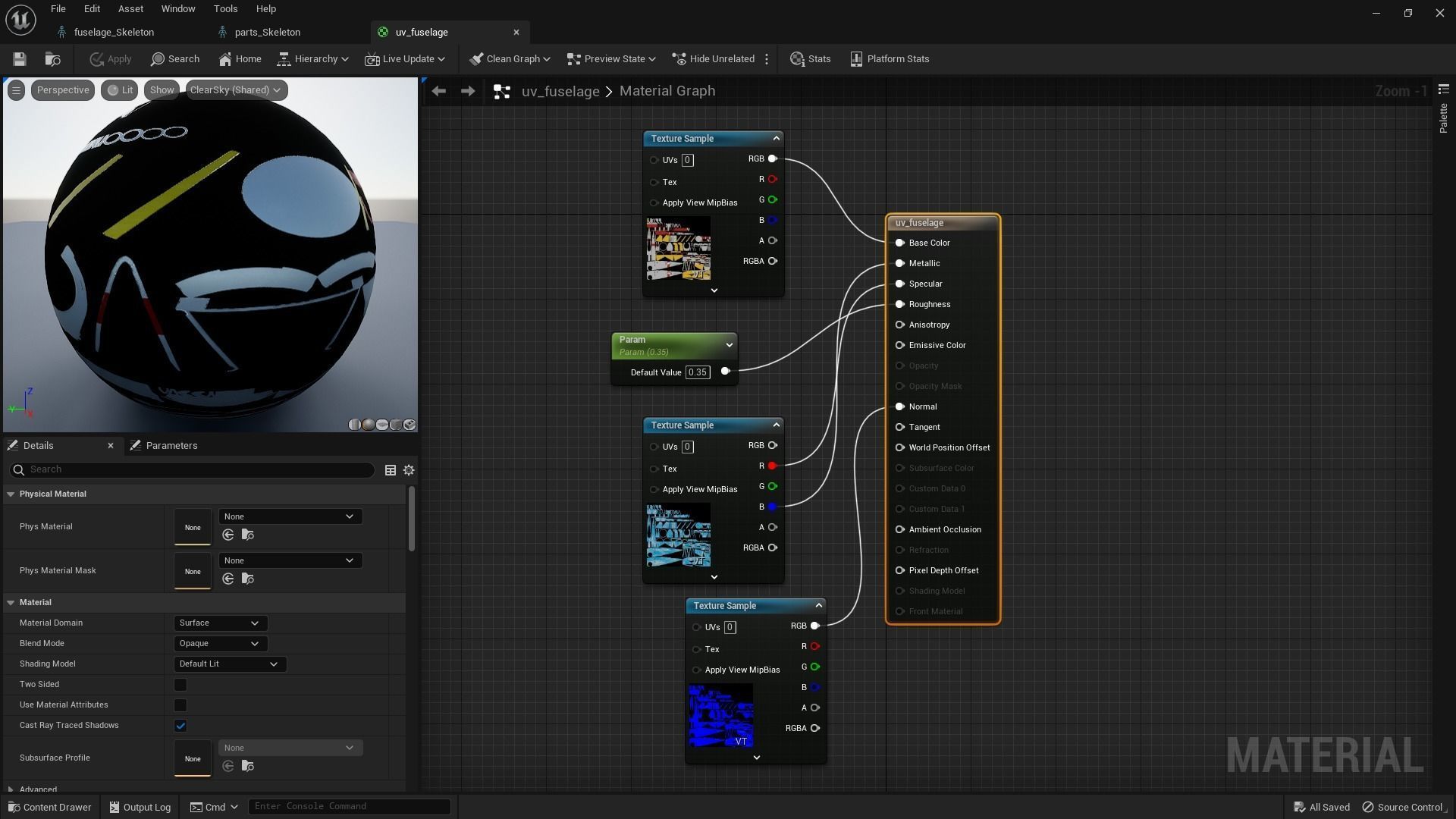 F2F-1 USS Lexington CV-2 1935-36 Low-poly 3D model_26