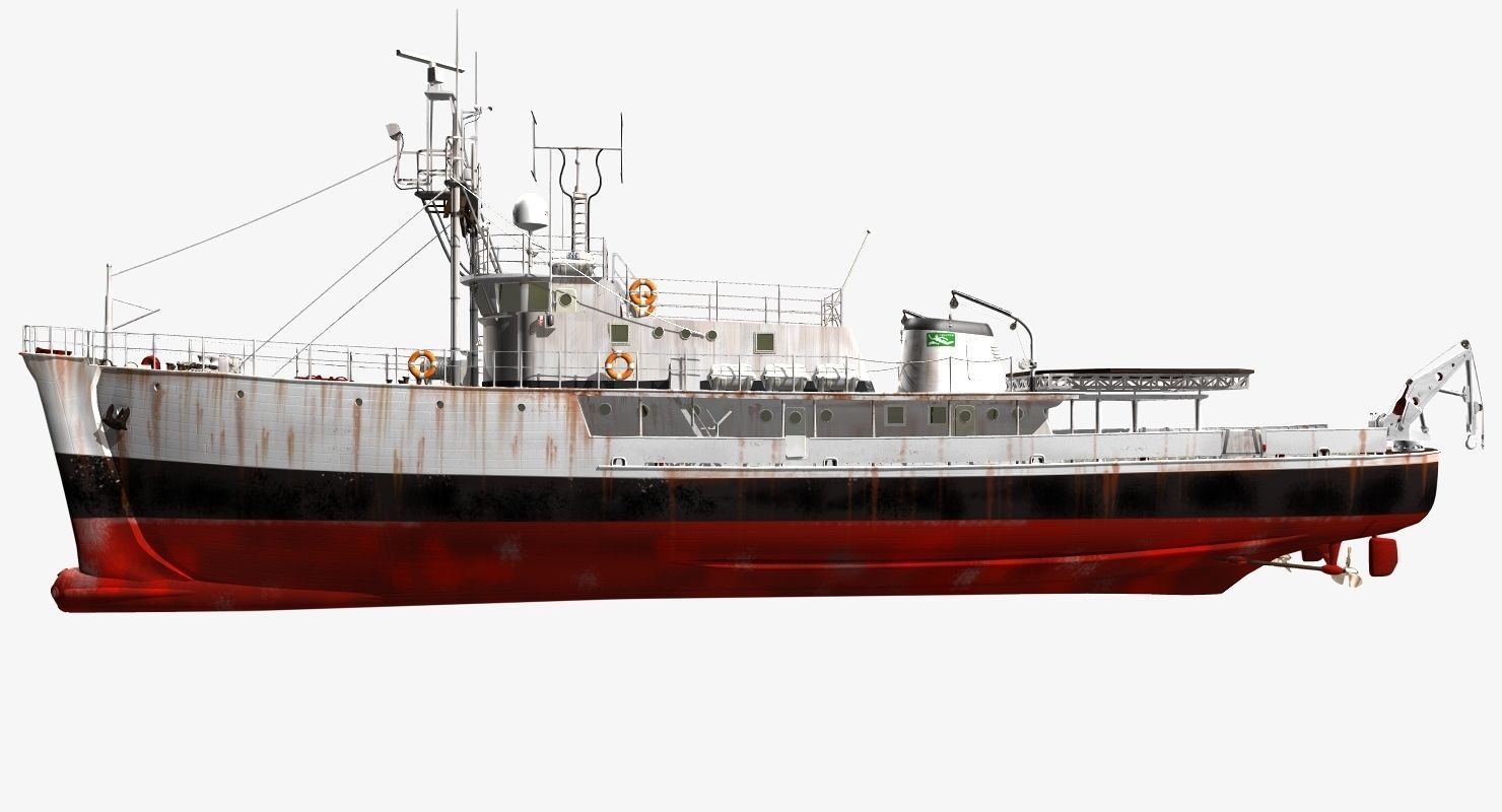 RV Calypso 3D model_25