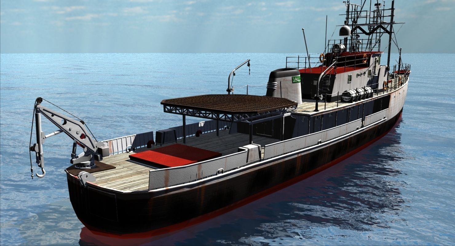 RV Calypso 3D model_12
