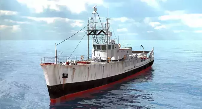 RV Calypso 3D model