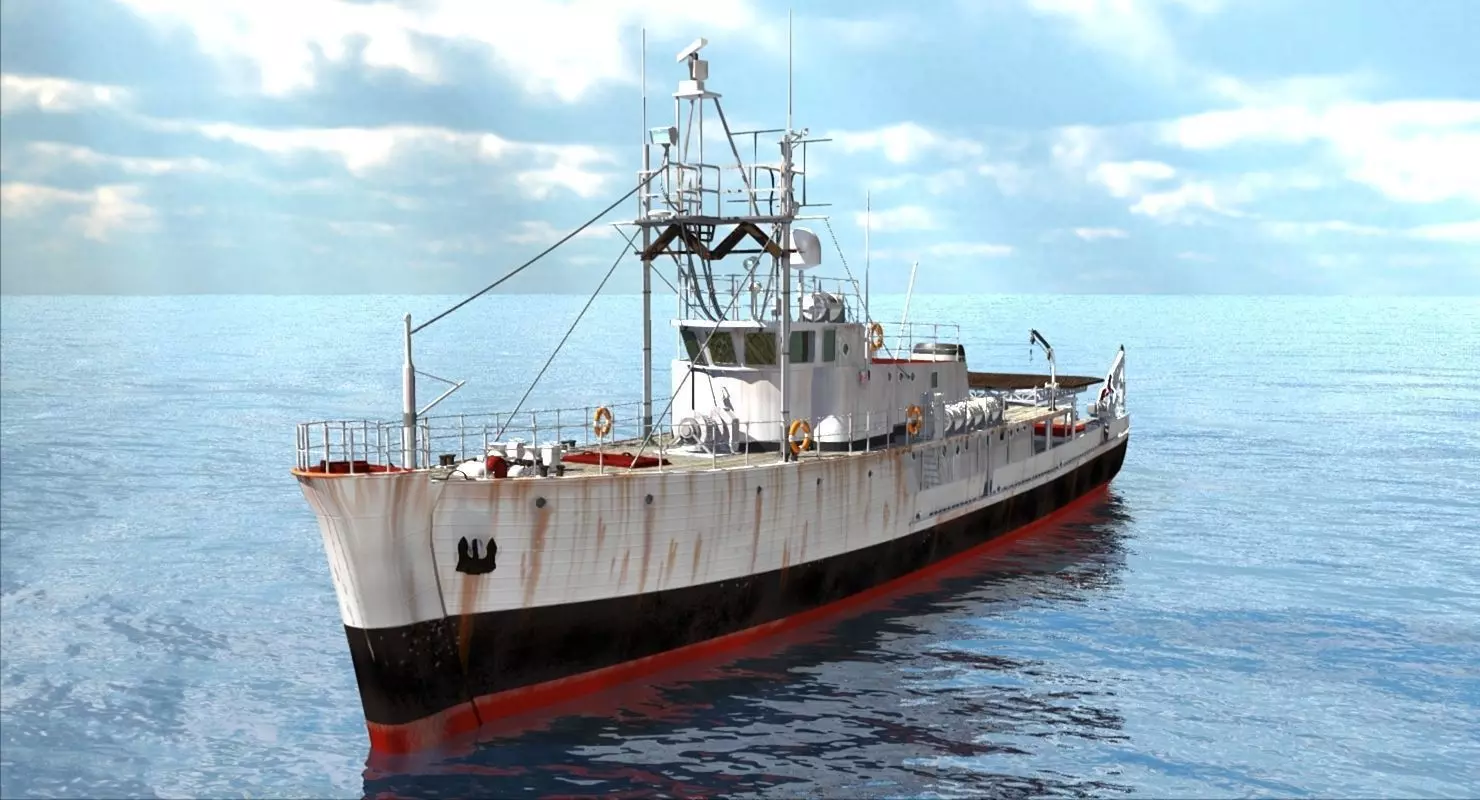 RV Calypso 3D model_0