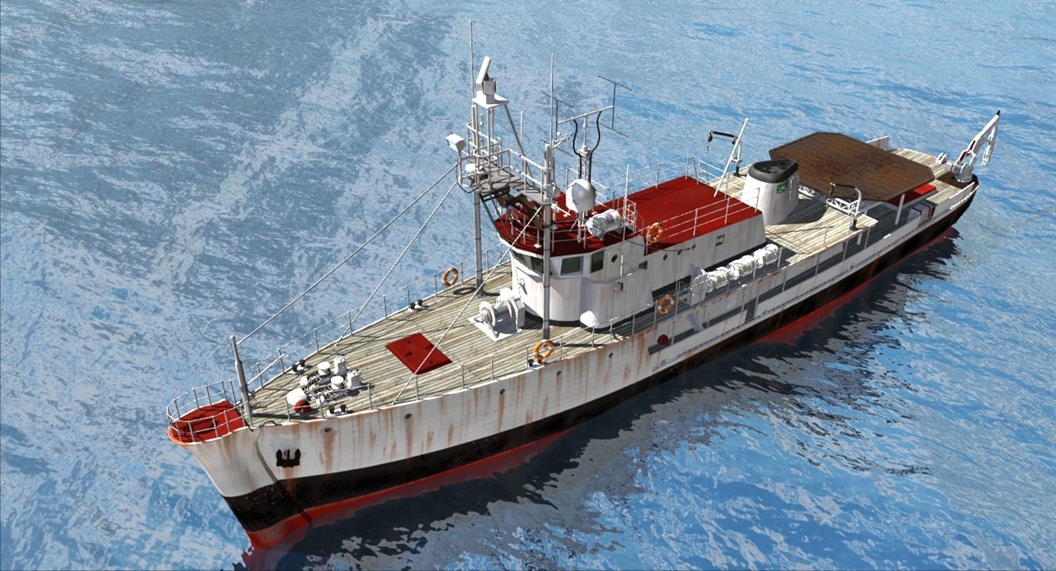 RV Calypso 3D model_8