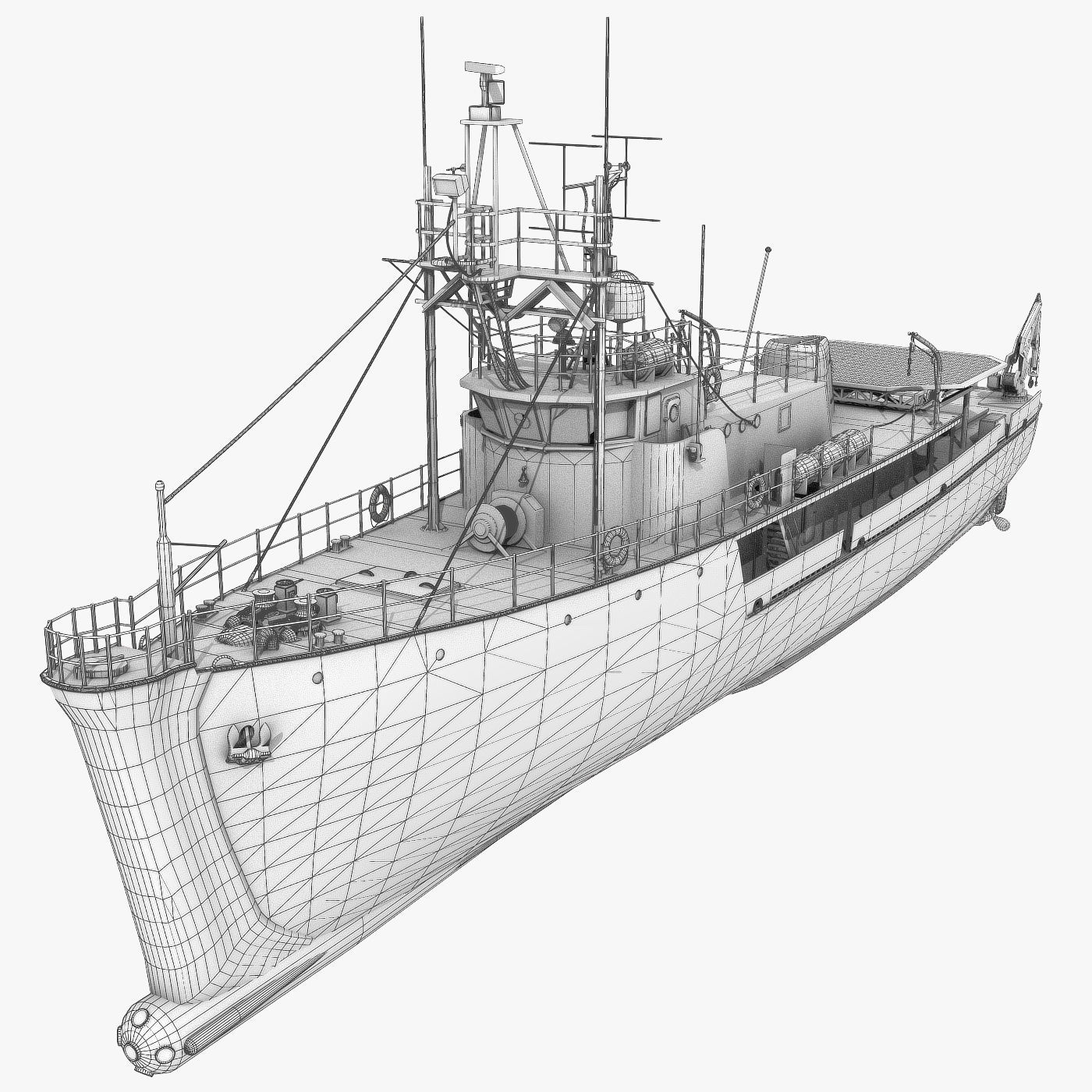 RV Calypso 3D model_4