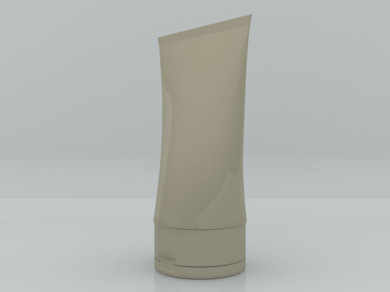 Skin Care Lotion Cream Bottle 3D model_2