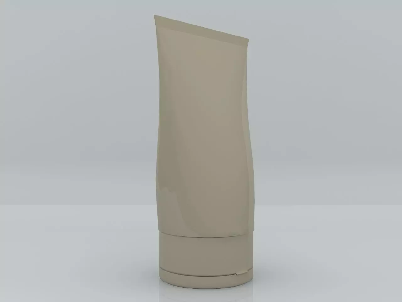 Skin Care Lotion Cream Bottle 3D model_0