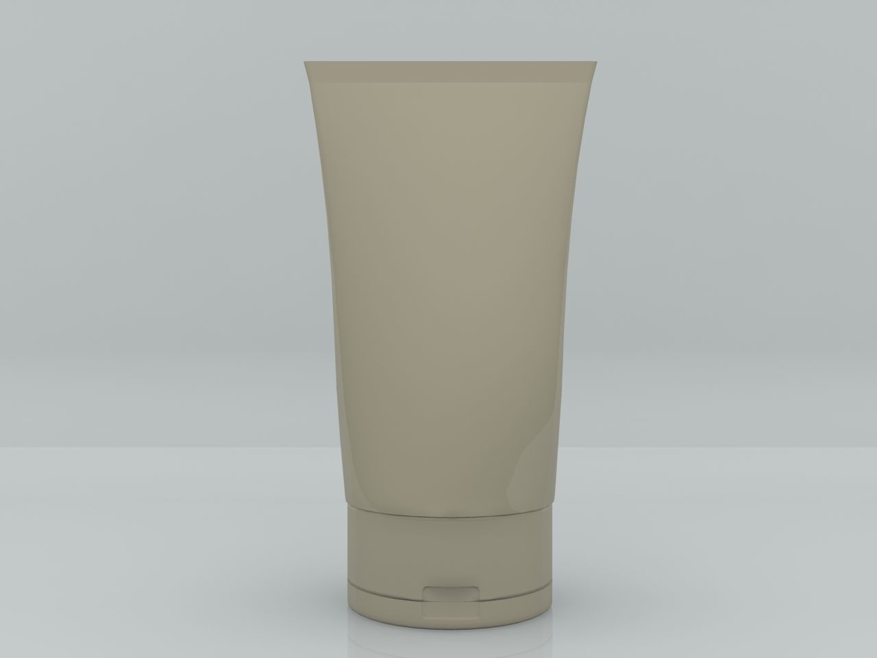 Skin Care Lotion Cream Bottle 3D model_4