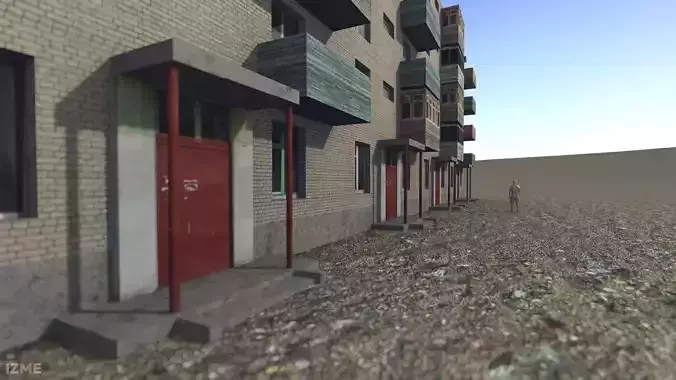 Soviet five-story building