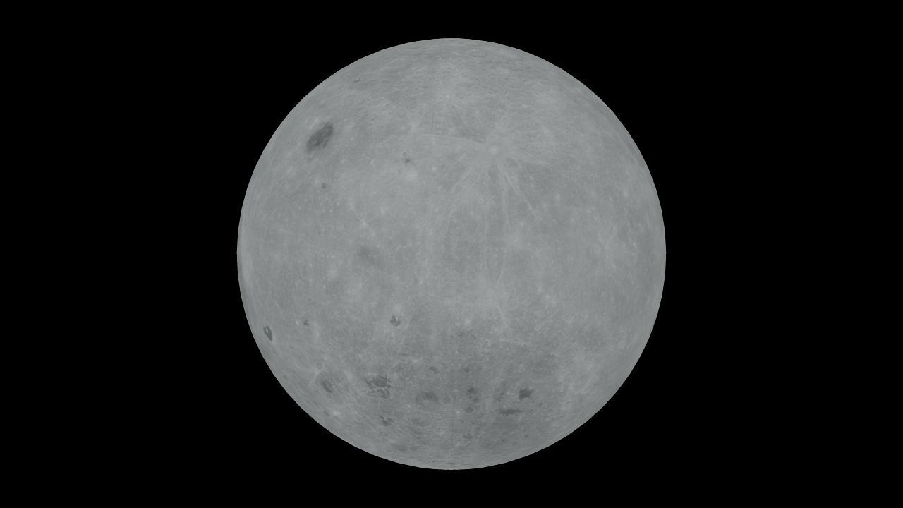 Moon Model full 3D model_2
