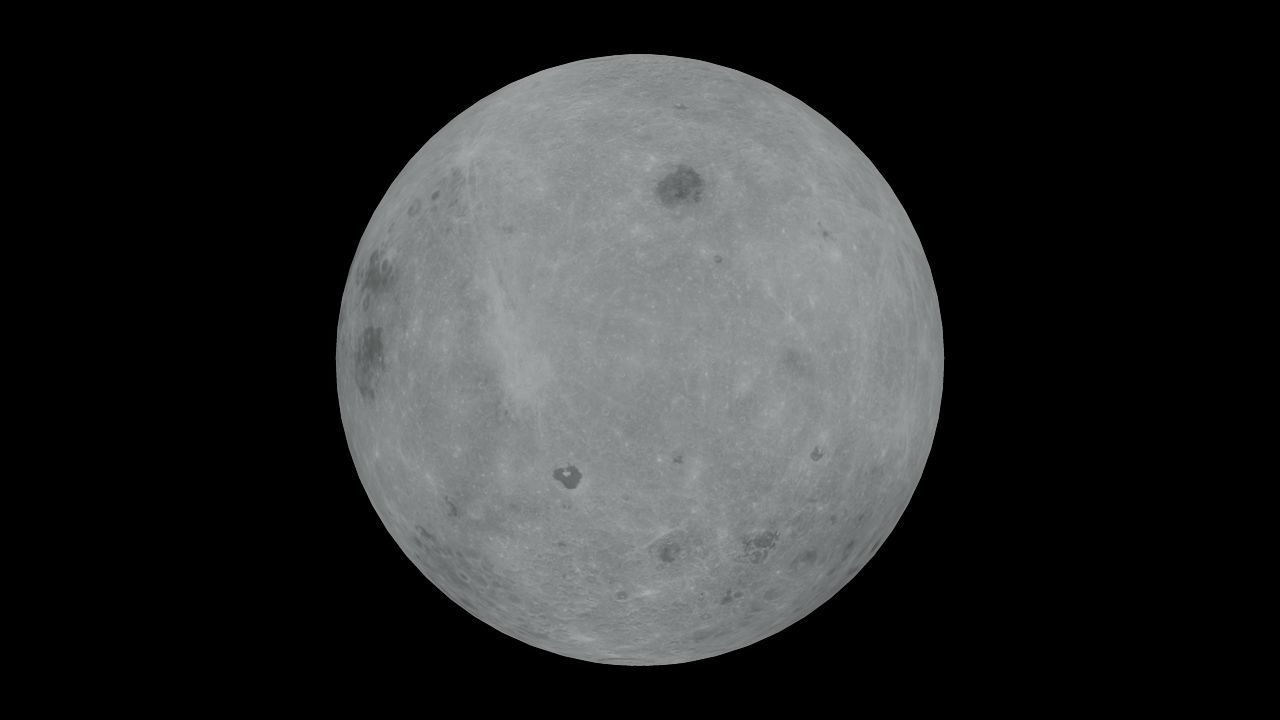 Moon Model full 3D model_3