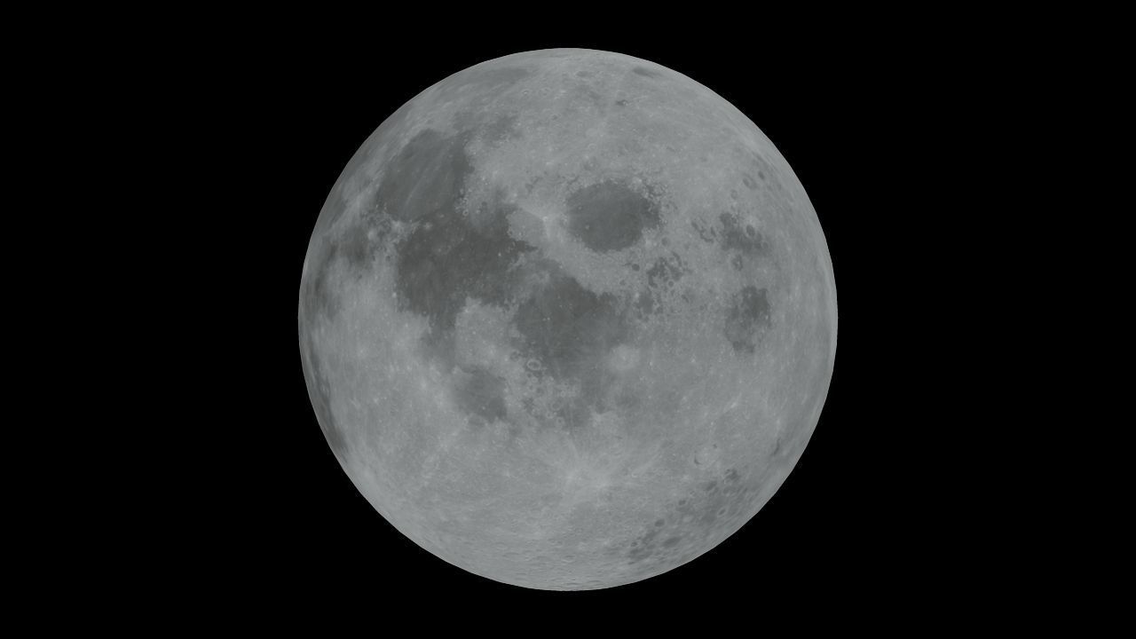 Moon Model full 3D model_5