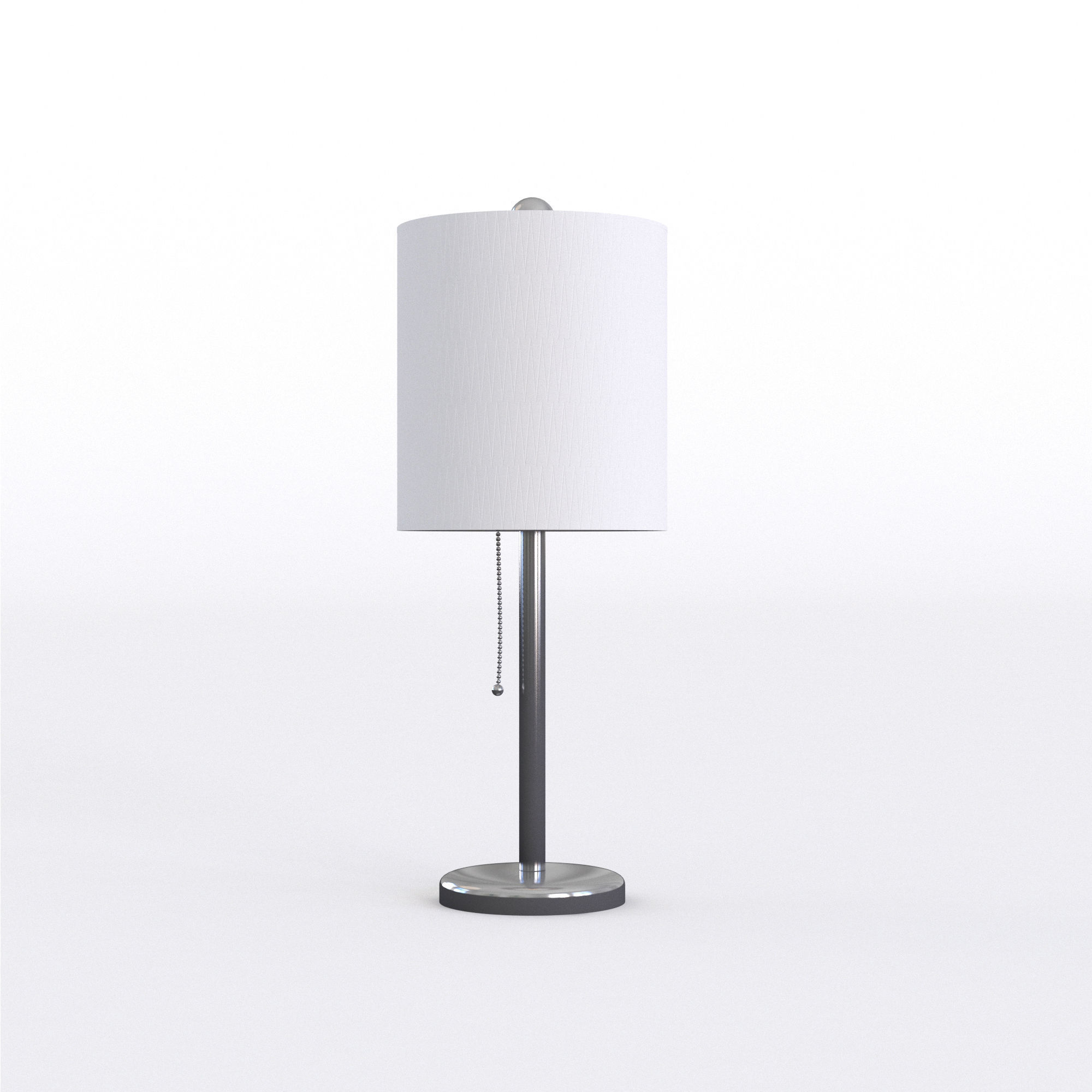Steel Table Lamps 3D model_2