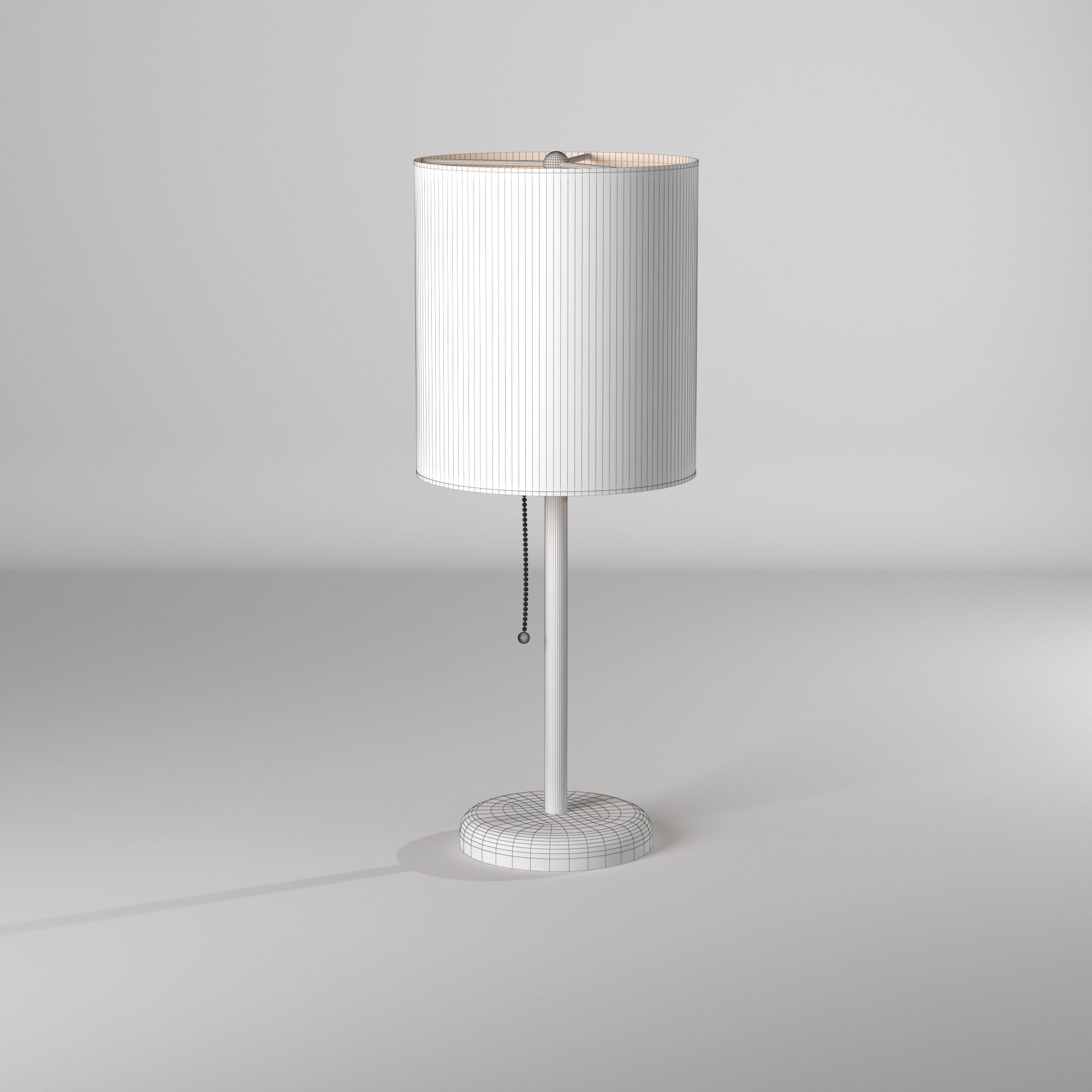 Steel Table Lamps 3D model_7