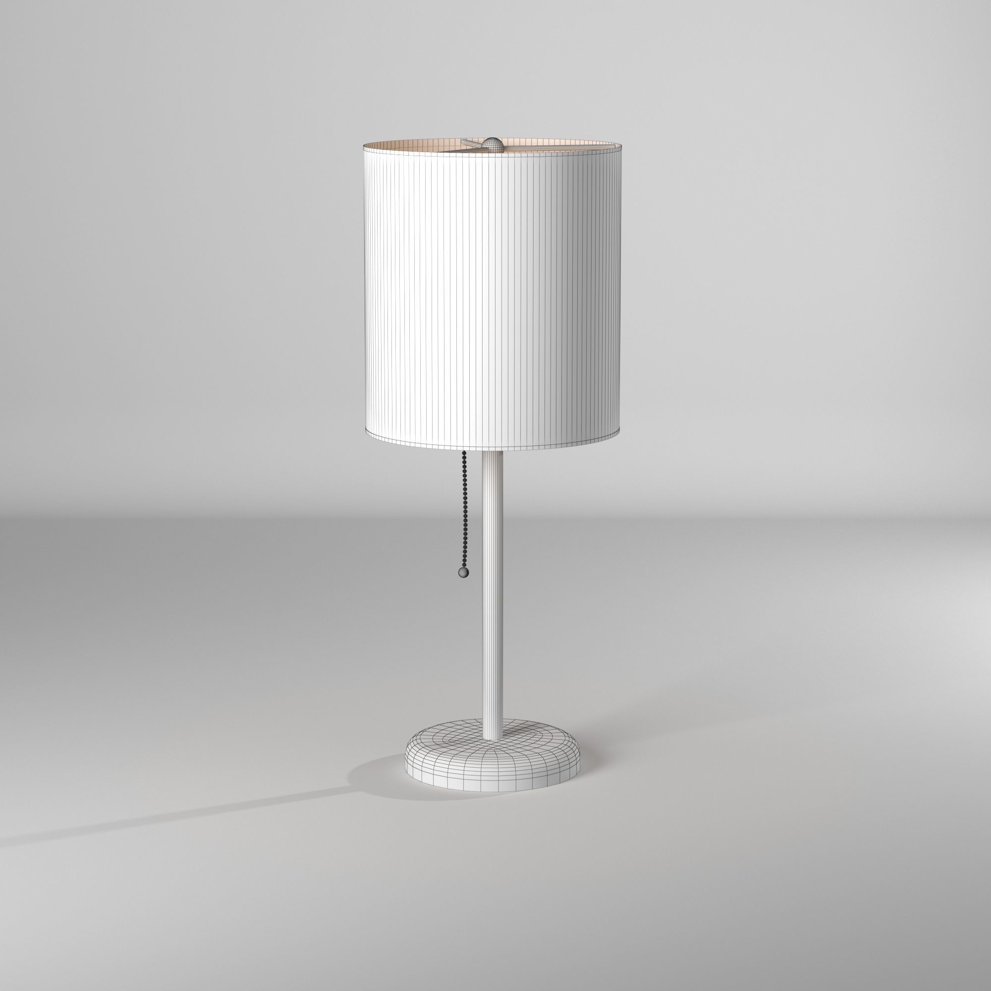 Steel Table Lamps 3D model_9