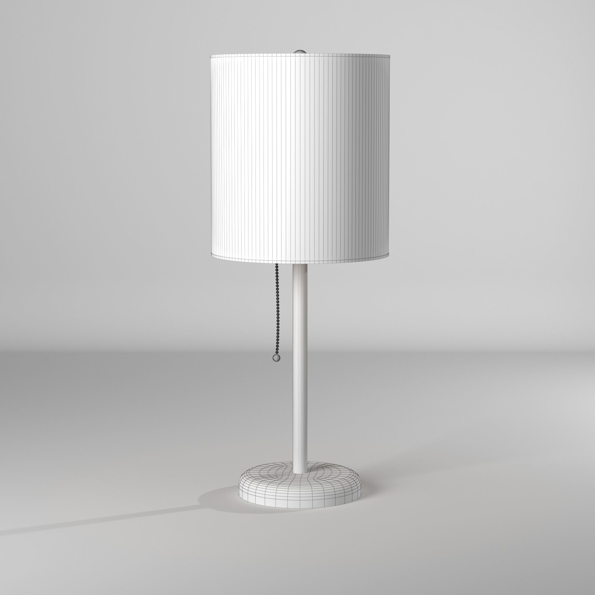 Steel Table Lamps 3D model_5