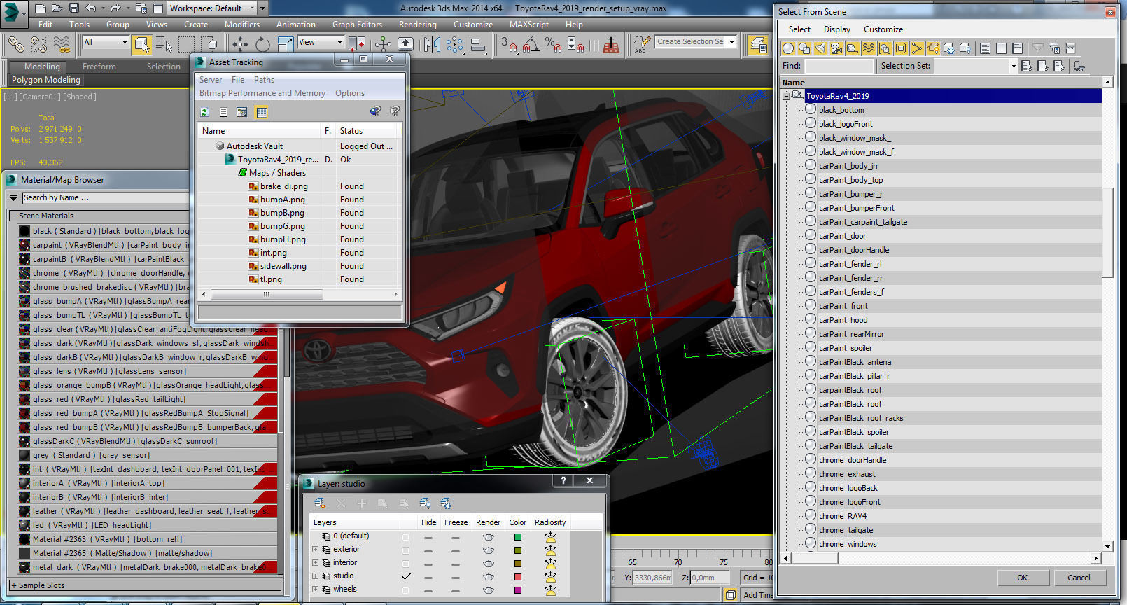 Toyota RAV4 2019 3D model_22