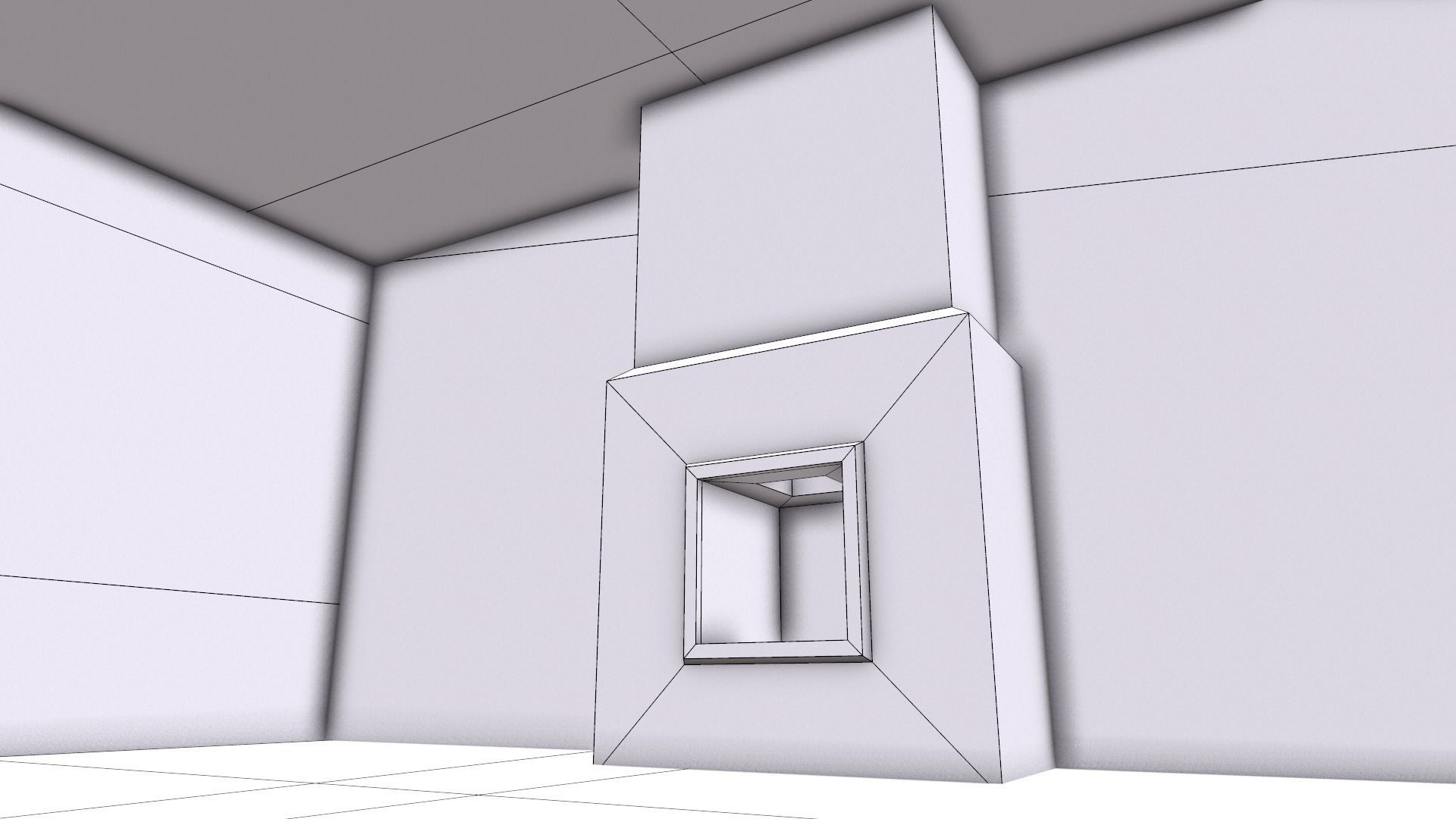 An Old House E Low-poly 3D model_33