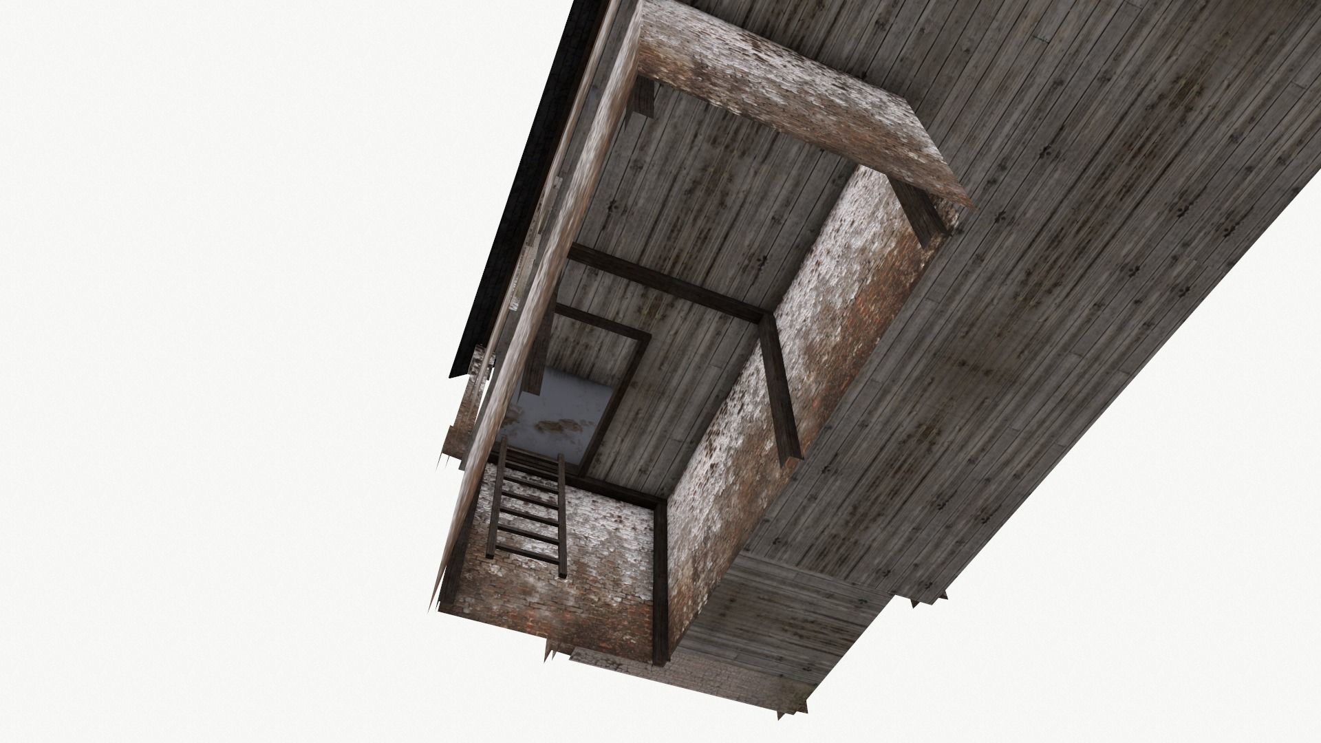 An Old House E Low-poly 3D model_17