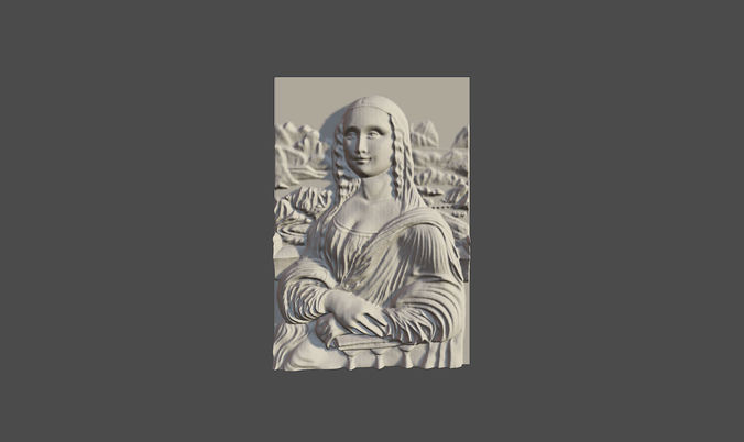Mona Lisa 3D  3D model