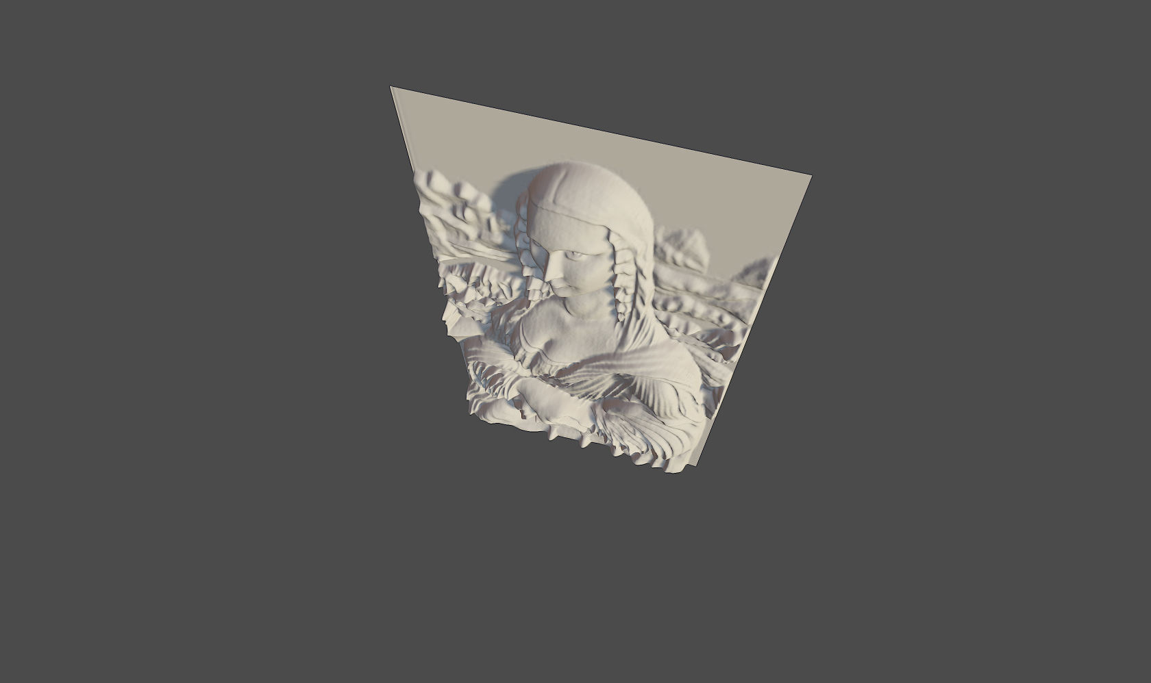 Mona Lisa 3D  3D model_5