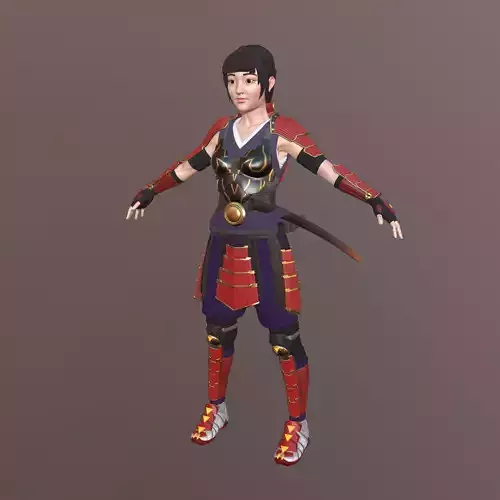 Chizuru female samurai