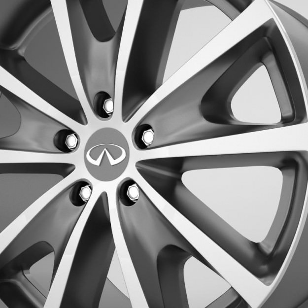 Infiniti rims 3D model | CGTrader