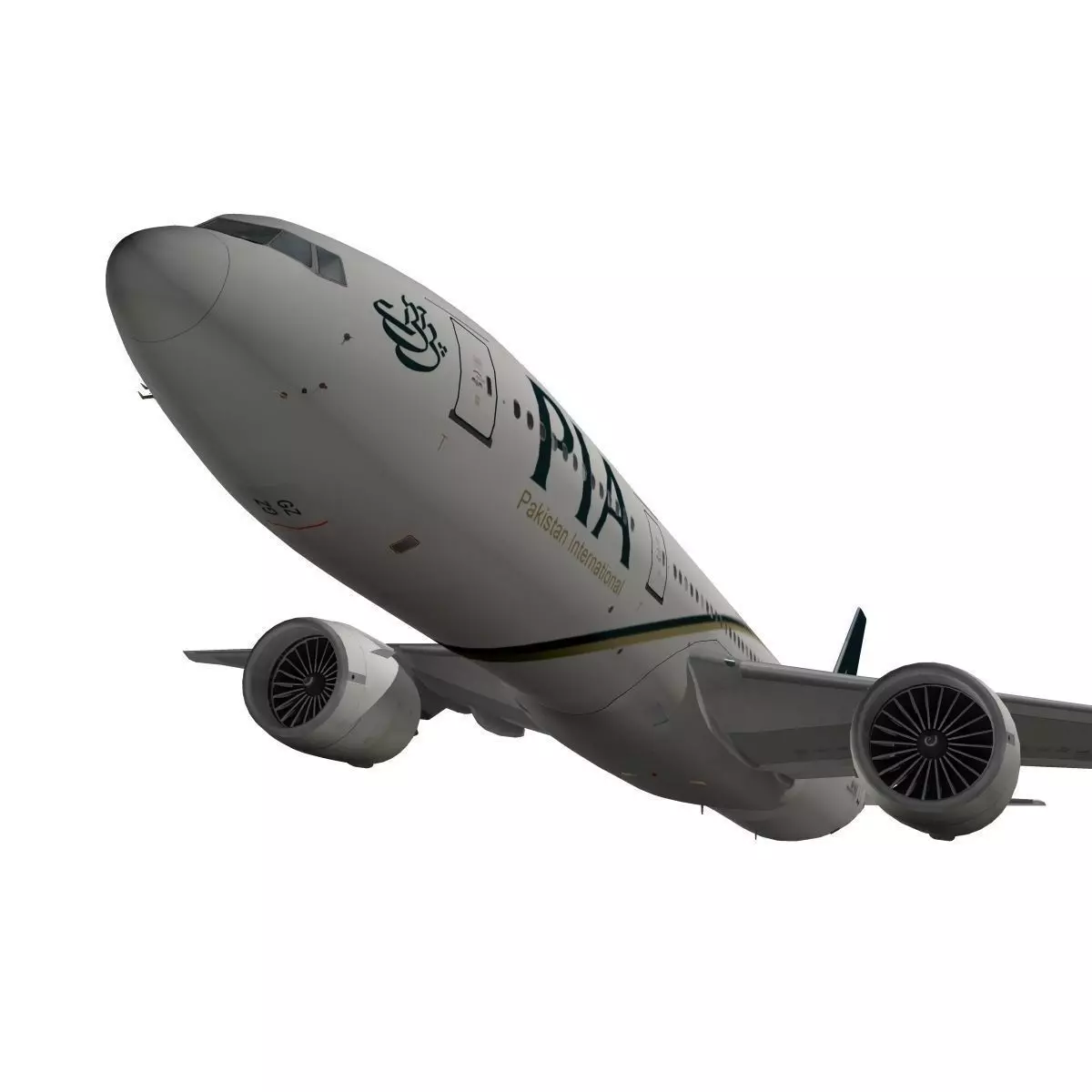 Boeing 777-200LR Pakistan Airlines 3D model